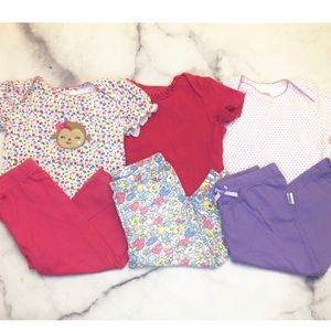 6pc Onesie & Legging Set